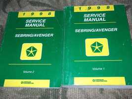 1998 Chrysler Sebring Dodge Avenger Service Shop Repair Manual Set Oem - £19.62 GBP