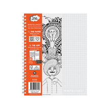 Whitelines Side Opening Spiral Notebook (5mm Squared) - A5 - £23.84 GBP
