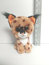 Ty Beanie Boos Buckwheat Lynx Spotted 6&quot; Sparkle Eyes Plush Stuffed Toy ... - £11.71 GBP