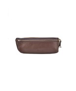 JIL SANDER Unisex 100% Leather Pencil Case Brown MADE IN ITALY JSWG840004 - £96.26 GBP