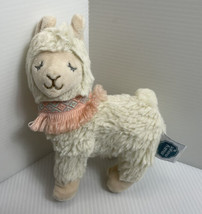 Mary Meyer 6&quot; Lexi the Llama Plush Small Stuffed Animal Toy Pink Collar Soft - £4.27 GBP
