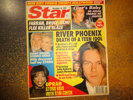 Star magazine November 16, 1993 river phoenix death 2 copies - £31.16 GBP