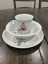 Vintage Bavarian W. German Hummelwerk Porcelain Childs Dinner Set Clowns... - $69.78 CAD