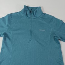 Columbia XK4092 Omni-Wick Men’s Teal 1/4 Zip Pullover Sweatshirt Size Medium image 8