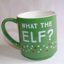 Parker Lane Green Dots What The Elf Christmas Mug Coffee Tea Cup Chocola... - $14.76 CAD