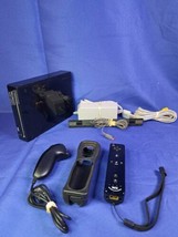 Nintendo Wii Console + Sensor Bar & Cords & 1 Wiimote BLACK RVL-101(USA) - $116.88