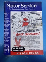 1952 Aug 15, MOTOR SERVICE Magazine for Auto Service Shop Operators VINTAGE - $19.75