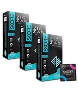 Skore Zig Zag Condom - 3 Pieces - £19.46 GBP