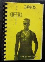 MC HAMMER - TOO LIGIT CREW MEMBERS TOUR ITINERARY ALL THE DETAILS OF EVE... - $20.00