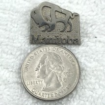 Manitoba Bison Pin Vintage Made In Canada Buffalo - $12.88