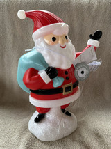 Christmas Decoration 12” Blow Mold Table Top S￼anta Claus Lights Up NEW ... - £22.14 GBP