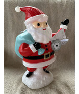 Christmas Decoration 12” Blow Mold Table Top S￼anta Claus Lights Up NEW ... - $27.99