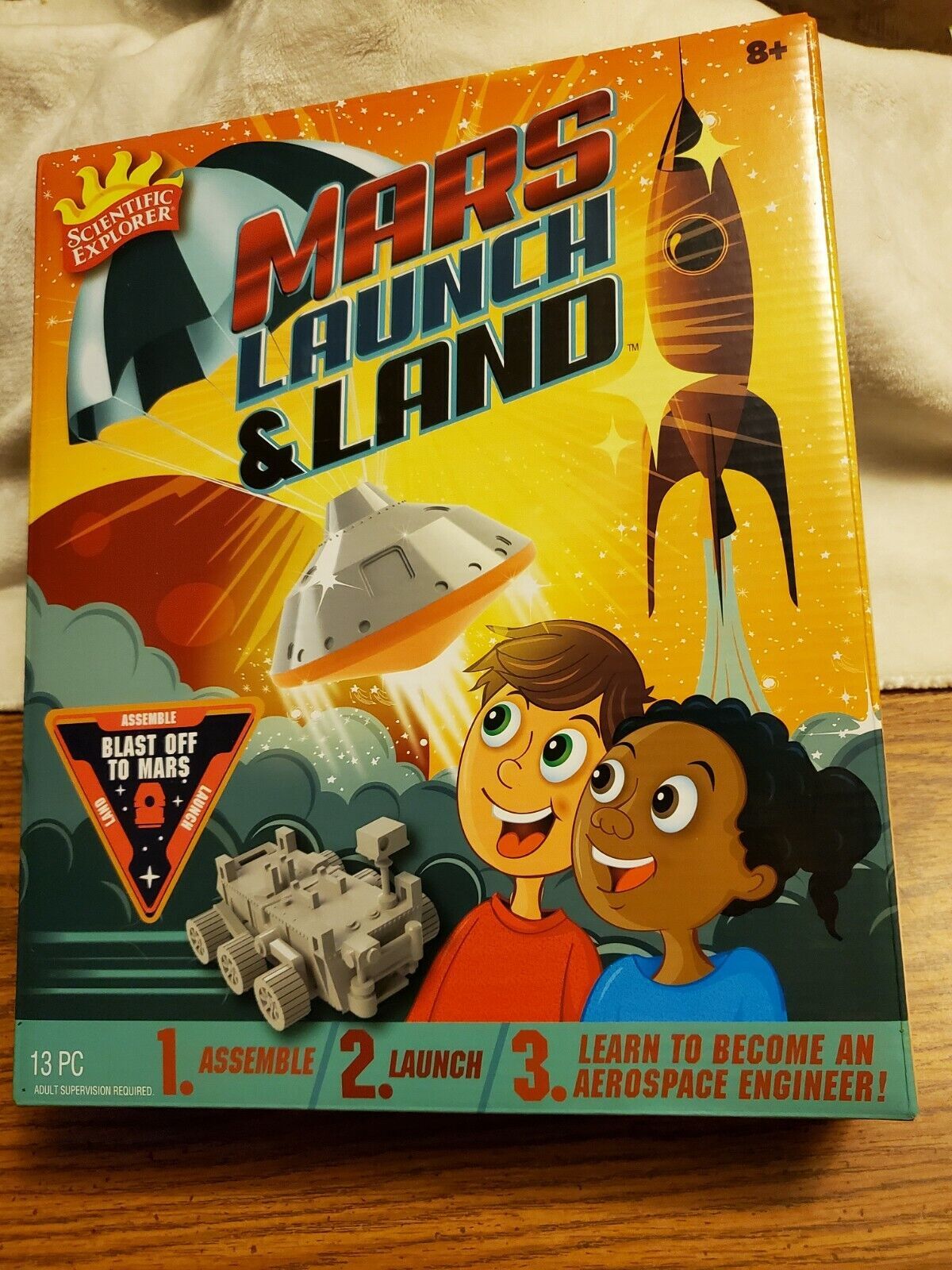 Scientific Explorer Mars Launch And Land Science Set 13 Pc Build Learn - $2.75