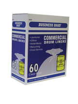 Iron-Hold Business Bags Commercial Drum Liners 60 Ct 55 Gallon - $74.99