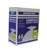 Iron-Hold Business Bags Commercial Drum Liners 60 Ct 55 Gallon - £59.42 GBP