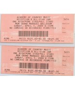 2 Academy of Country Music Reception Apr 5 2009 MGM Grand Las Vegas Tick... - €4,28 EUR 2 Academy of Country Music Reception Apr 5 2009 MGM Grand Las Vegas Tick... - €4,28 EUR
