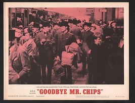 Goodbye Mr. Chips Lobby Card #7-1962-Peter O&#39;Toole waiting for a train. - £22.92 GBP