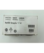 NEW Box of Genuine Ricoh Savin Lanier Refill Staples Type V 601R-EXP 416711 - $743.14 MXN