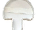 6x Mushroom Fondant Cutter Cupcake Topper 1.75 IN USA FD4357 - £5.50 GBP