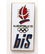 Albertville 1992 Olympics Pin bis Logo Sponsor Flame Rings COJO France L... - $13.66 CAD