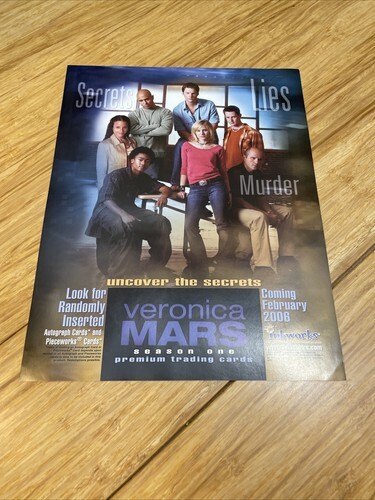 Inkworks 2005 Veronica Mars Trading Card Promotional Poster KG JD - $9.89