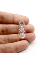 Natural Crystal Healing Chakra God Symbol Gemstone For Pendant - $11.40