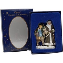 Vtg Pipka 2002 Stories Of Christmas Ornament #11443 St Nicholas &amp; The Christkind - £18.67 GBP