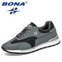 BONA 2021 New  Popular Style Sneakers Comfortable Walking Men Casual Shoes Outdo - £50.16 GBP