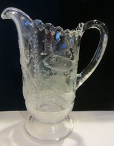 Aquarium Water Pitcher Fish EAPG U.S. Glass Company Antique - $165.30