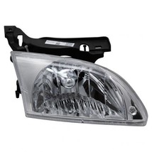 Headlight For 2000-2002 Chevy Cavalier Passenger Side Chrome Housing Clear Lens - £60.71 GBP