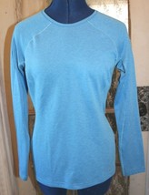 Patagonia Women&#39;s Blue Capilene Midweight Long Sleeve Top ~S~ 44431FA11 - £13.99 GBP