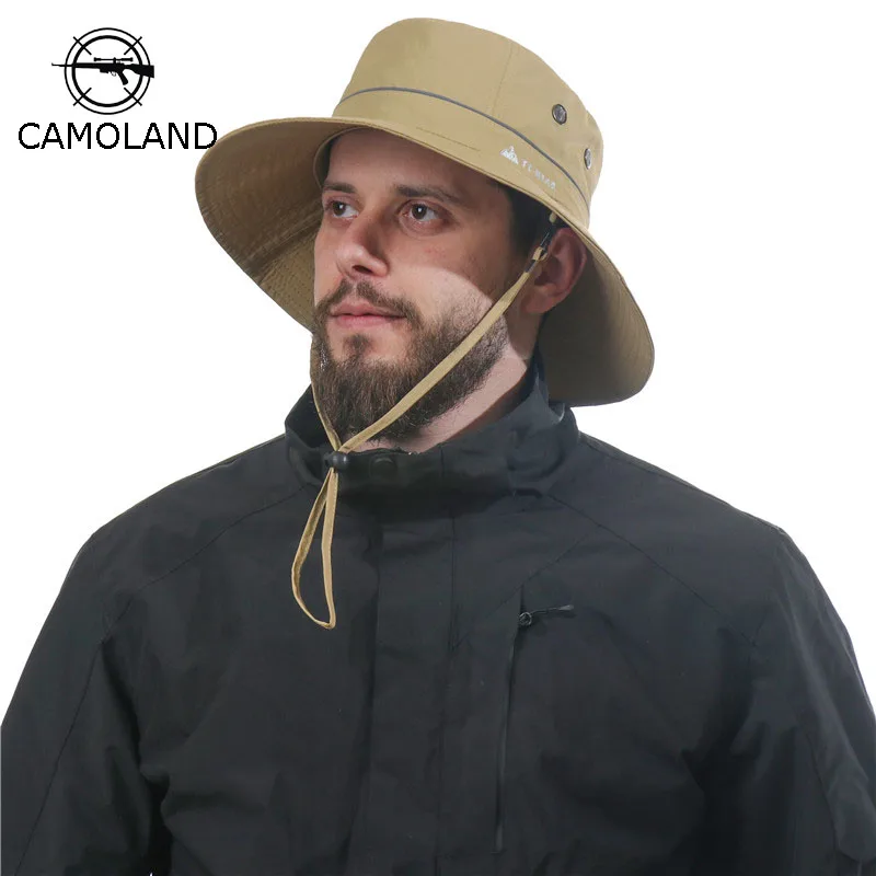 CAMOLAND Waterproof Bucket Hats For Women Men Summer UPF50+ Sun Hat Female - £15.67 GBP