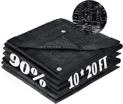 LOVE STORY 10x20FT 90% Garden Shade Cloth,Sun Shade Net Mesh Tarp with - $1,250.11 MXN