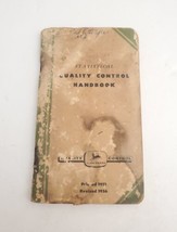RARE HTF 1956 John Deere Statistical Quality Control Handbook - $98.99