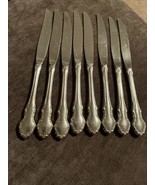 8 Oneida Community Cube TENNYSON Stainless Dinner Knives 9 1/8&quot; - £30.50 GBP