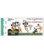 1986 California Bowl Game Ticket Stub San Jose State Miami Ohio - $119.06 CAD