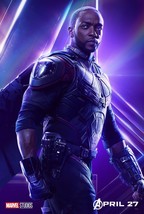 2018 Marvel The Avengers Infinity War Poster 11X17 Iron Man Falcon  - £9.27 GBP