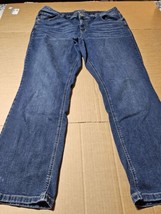 Maurices Mid Rise Women&#39;s Denim Blue Jeans Bootcut Size 16 Short 34x29  - $11.75