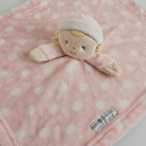 Kids Preferred Pink White Polka Dot Baby Doll Girl Security Blanket Lovey 2016 - £62.27 GBP