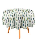 Mondxflaur Cartoon Tree Tablecloth Round Kitchen Dining for Table Decor ... - $21.93 CAD+
