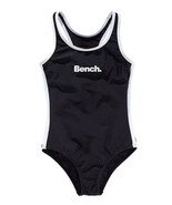 BENCH Girl&#39;s Racer Back Swimsuit in Black/White Age 13years 158/164cm (f... - £35.60 GBP