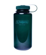 Nalgene Sustain 32oz Wide Mouth Bottle (Jade) Recycled Reusable Green - $15.78