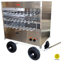 BRAZILIAN GAS GRILL FOR BBQ 26 SKEWERS - CATERING - PROFESSIONAL GRADE -... - $9,750.00