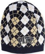 University of Pittsburgh Argyle Beanie Knit Cap - £9.05 GBP
