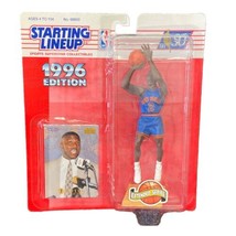 Larry Johnson New York Knicks Starting Lineup 1996 NBA Action Figure &amp; Card - £5.45 GBP