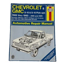 Haynes Repair Manual 1982-1993 Chevy GMC S10 S15 Pick-Ups Blazer &amp; Jimmy 24070 - £8.43 GBP