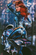 Greg Horn SIGNED Marvel Comics Super Hero Avengers Art Print ~ Black Widow - £23.65 GBP