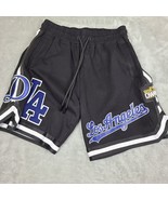 Los Angeles Dodgers Pro Standard Black Team Shorts Size Medium - $41.61