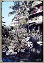 1973 Kona Hilton Hotel Floral Balconies Lot of 2 Color Slide - £2.38 GBP