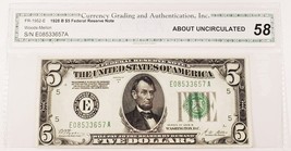 1928-B Eidgenössisches Reserve Note IN Au + Zustand FR-1952-E Richmond, VA - £78.87 GBP